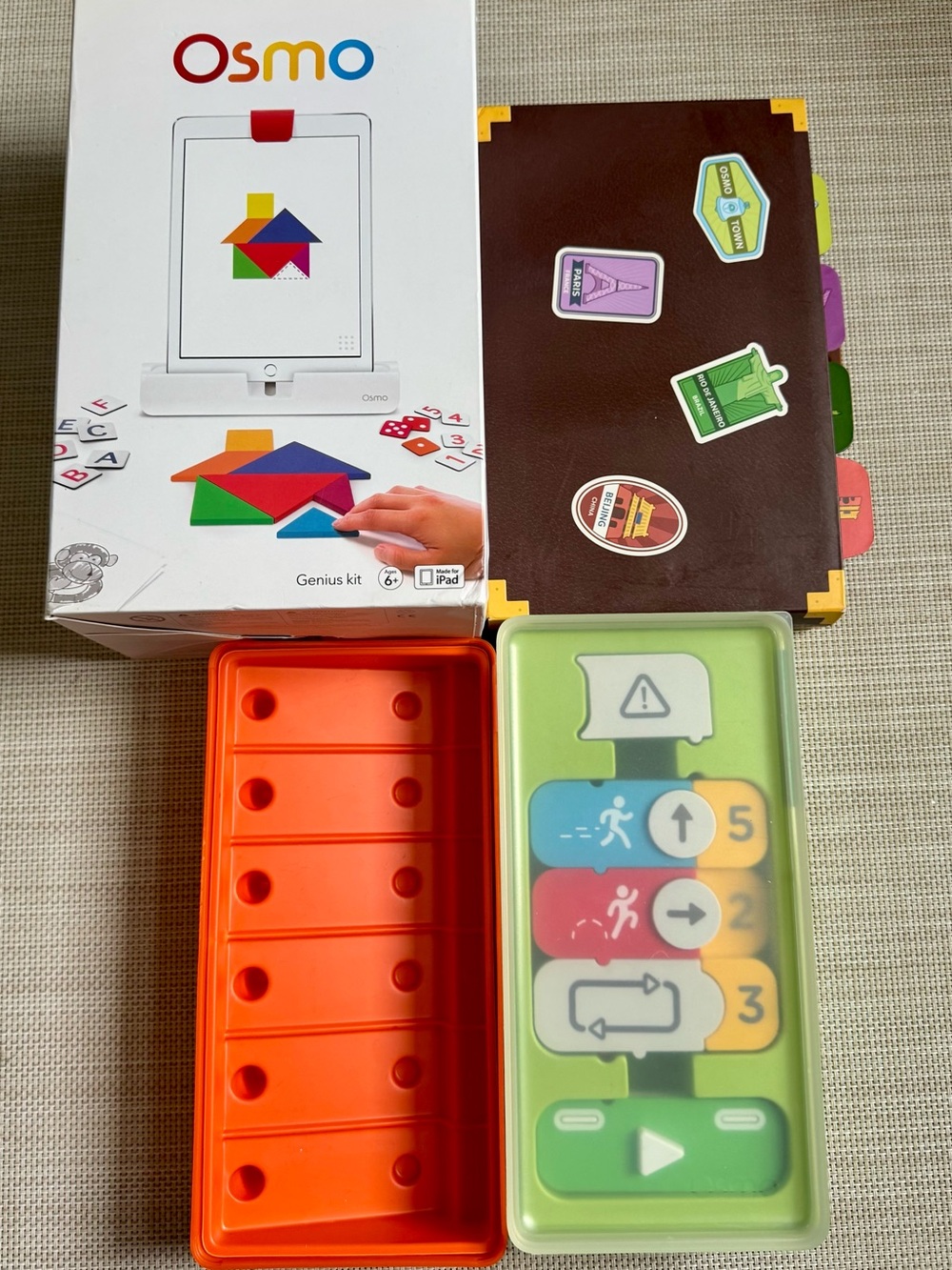 Osmo Genius Kit iPad Bundle + Coding Awbie Detective Agency Hot Wheels